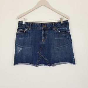 GAP Skirts - GAP JEANS Denim Distressed Mini Skirt GAP Skirts - GAP JEANS Denim Distressed Mini Skirt